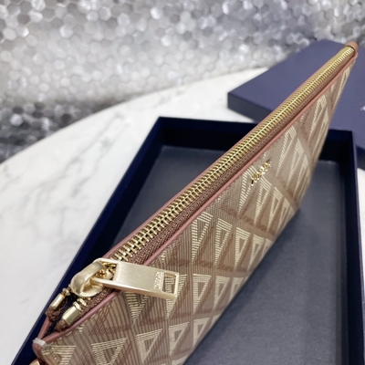 ODM Christian Dior Mini Designer Torebki A5 CD Pouch Bag Diamond Prawdziwa skóra