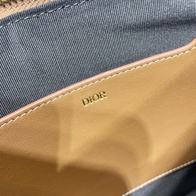 ODM Christian Dior Mini Designer Torebki A5 CD Pouch Bag Diamond Prawdziwa skóra