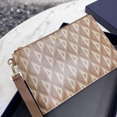 ODM Christian Dior Mini Designer Torebki A5 CD Pouch Bag Diamond Prawdziwa skóra