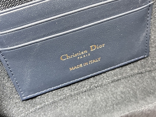 Torebka 2 w 1 Mini Dior 30 Montaigne Niebieski ukośny żakard