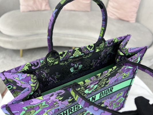 Plus Size Haftowana torba Dior Maria Grazia Chiuri Booktote