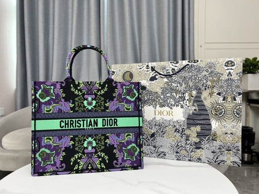 Plus Size Haftowana torba Dior Maria Grazia Chiuri Booktote