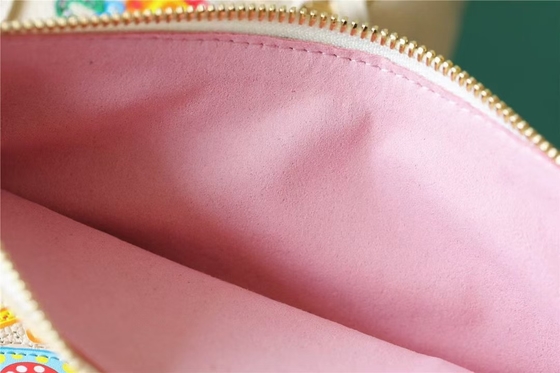 Markowa torebka damska Neverfull MM Monogram Empreinte z kwiatową intarsją