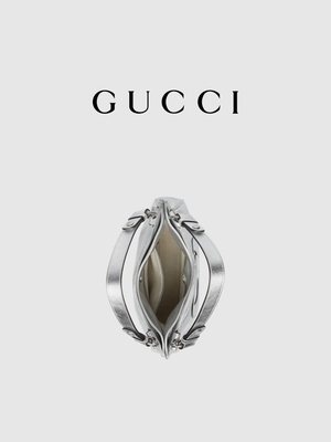 Mała torebka Gucci Blondie Luksusowa srebrno-biała markowa torebka damska