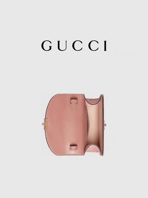 Gucci Różowa płócienna markowa torba kurierska Ophidia GG Mini torba na ramię