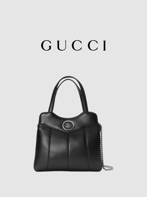Skórzany ton palladu Gucci Tote Mini klasyczne sylwetki