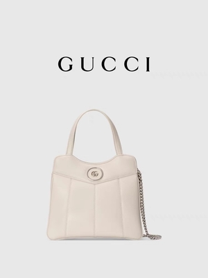 Skórzany ton palladu Gucci Tote Mini klasyczne sylwetki