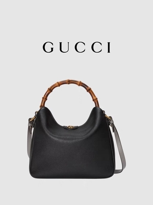 Bambusowa rękojeść Gucci Princess Diana Torebka Double G Hardware OEM