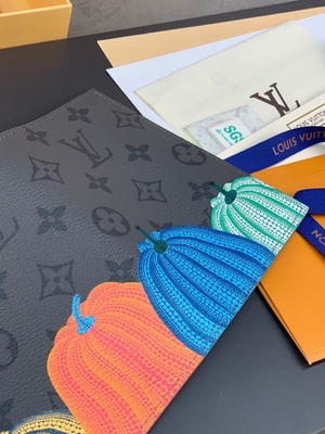 Louis Vuitton LV X YK Mini Designer Torebki Organizer Kieszonkowy Czarny Dyniowy Nadruk