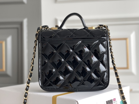 Chanel 22 Mini Designer Torebki Czarny czarodziejski złoty łańcuszek z klapką