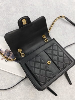 2023 SS Chanel Woc Zipper Kopertówka Swobodny styl uliczny