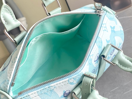 Biznesowa torba LV Designer z monogramem Keepall BandoulièRe 50 Niebieska torba podróżna